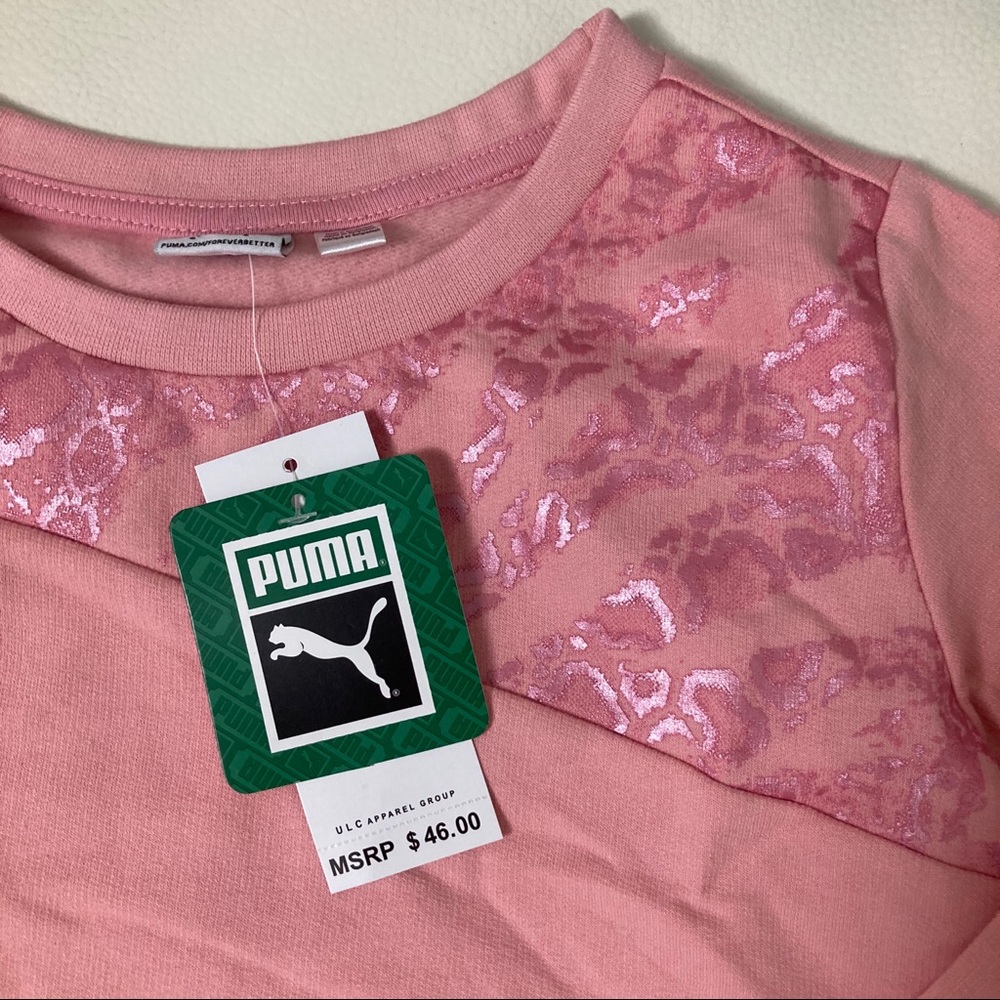 Puma cute pink leggings warm top outfit 4013 - Picture 4 of 5